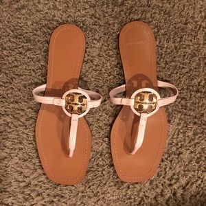 Tory Burch Mini Miller Leather Thong Sandal